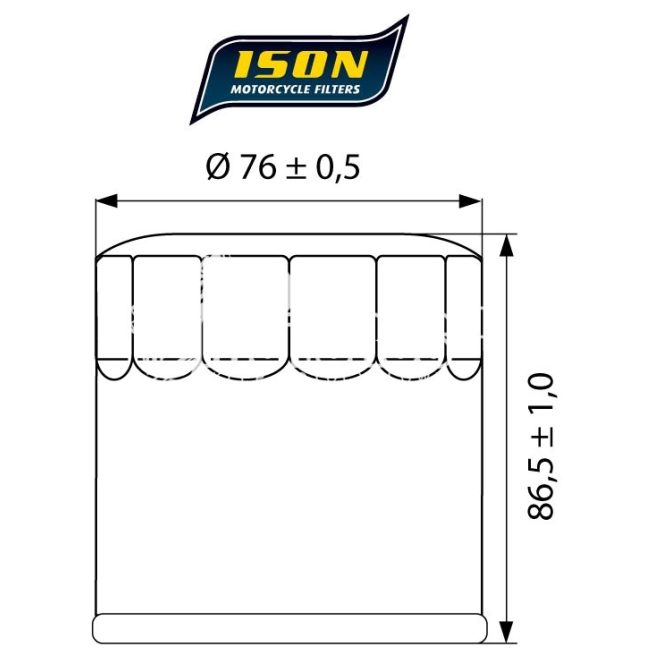 ISON 551 MC Oljefilter