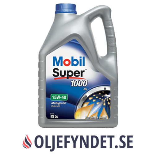 Mobil Super motorolja för bilen - Mobil Super 1000 X1 15W-40 5L