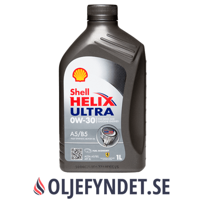 Hitta motorolja på webben - Shell Helix Ultra 0W-30 A5-B5 1L