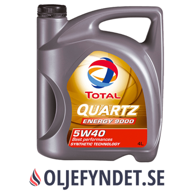 Köp motorolja billigt - TOTAL Quartz 9000 5W-40 4L