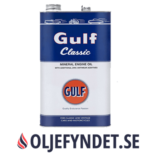 Du hittar alltid billig olja på oljefyndet.se- Gulf Classic 20W-50 5L